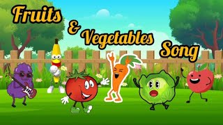 Fruits and vegetables song | kids song | preschool learning | kids education | little learners