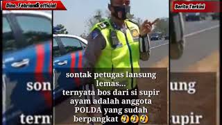 ABANG JAGO SUPIR TRUK AYAM VS OKNUM PJR YANG BUANG SURAT-SURAT KENDARAAN