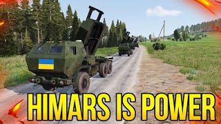 Ukraine's HIMARS artillery rocket system destroys Russian military base in Kherson Region  - Arma 3