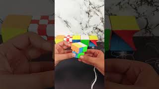 How to make the checker board pattern on 2x2 rubik's cube #shorts