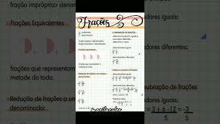 Resumos de matemática #estudos #matemática #viral