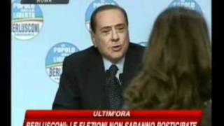 Berlusconi fa allontanare contestatore: si vergogni, lei è un villano!!