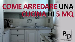 COME ARREDARE una CUCINA di 5 MQ | Belula Design