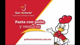 Pollos San Antonio  te trae  una  rica receta de  pasta con pollo y verduras.