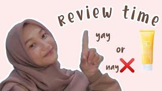 REVIEW SUNSCREEN WARDAH 30SPF PA+++ ✨☀️ #reviewtime