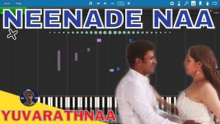 Neenaade Naa Piano Tutorial | | Yuvarathnaa Kannada | Puneeth Rajkumar | Thaman S | Rishabh DA