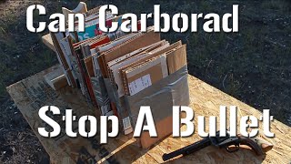 Can Cardboard Stop A Bullet?