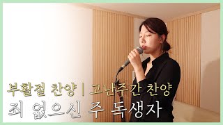 [찬양 커버] (부활절 찬양 | 고난주간 찬양) 죄 없으신 주 독생자