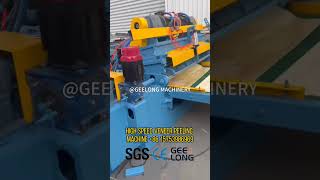 High speed spindleless veneer peeling machine