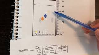 Chromatography Lab Explanation/Calculations Help