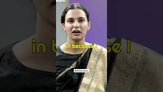 Your Personal Contribution ? 🔥 | UPSC Backbone | Upsc Interview | Aashna Chaudhary | #shorts