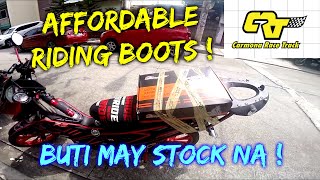 MAANGAS NA RIDING BOOTS | AFFORDABLE NA GEAR | PREPARING FOR CARMONA TRACKDAY ! | HONDA RS 125 FI