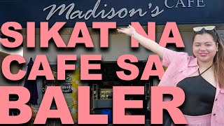 Nag Date kami sa Dinadayong Sikat Cafe sa Baler Aurora | Madison's Cafe