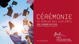 IDHEAP - Cérémonie de remise des diplômes 2024