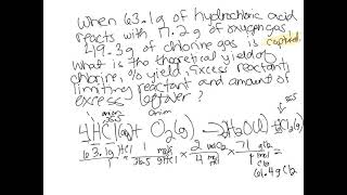 limiting reactant