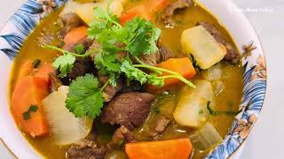 Bò hầm củ cải và cách khử mùi hôi của thịt (theo công thức của kênh )beef stew with radish