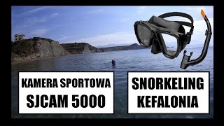 Kamera sportowa SJCAM 5000 -  test pod wodą Kefalonia Grecja 2015