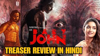 BABY JOHN - Teaser Review In Hindi || baby john | varun dhawan, keerthy suresh, jackie shroff