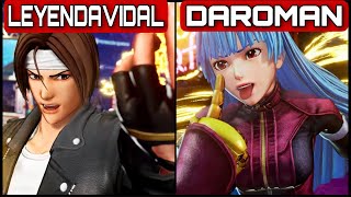 KOF XV🌶- DAROMAN (KULA, MAI , LUONG) VS LALEYENDAVIDAL22 (BLUE MARY, LEONA,KYO ) | #kofxv