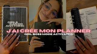 J'AI CRÉE LE PLANNER DE GIRL BOSS PARFAIT