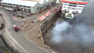 Falmouth Docks Fire 7th May 2014