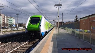 INVIO ETR 485 FRECCIARGENTO & INVIO DOPPIO ETR 421 CARAVAGGIO IN TRANSITO A IMOLA