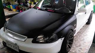 CARBON FIBER WRAP | HONDA CIVIC | WHAT'S IN THE HOOD