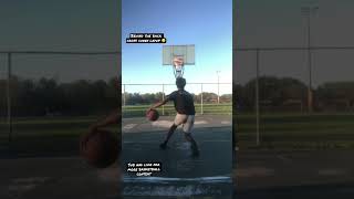 Behind the back crossover then a curry layup.. 🥹 #shorts #basketball