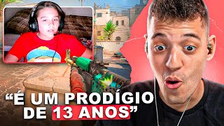 POLEX JOGA CS 2 COM DEADZIN, PRODÍGIO BRASILEIRO DE APENAS 13 ANOS (a tela dele é diferenciada)