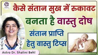 कैसे संतान सुख रुकावट बनता है वास्तु दोष | संतान प्राप्ति हेतु वास्तु टिप्स | #AstroDrShaliniBehl