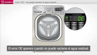 Soporte LG España - Error OE en Lavadoras/Lavavajillas/Secadoras LG