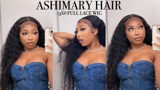 3D LACE *DETAILED 28INCH 13x6 FULL LACE WIG* TUTORIAL FT. ASHIMARY HAIR | Shalaya Dae