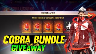 Free Fire Live New Event Cobra Rage Bundle Giveaway & Factory Challenge - Garena Free Fire