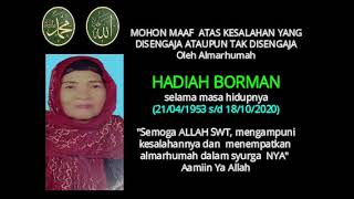 QS 36 SURAH YASIN , MOHON MAAF ATAS KESALAHAN HADIAH BORMAN,SEMASA HIDUPNYA.