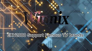 Winnix EXV2080 support famous TV brands