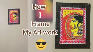 How To Frame Artwork||HandMade Frame