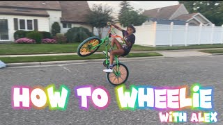 How to wheelie.