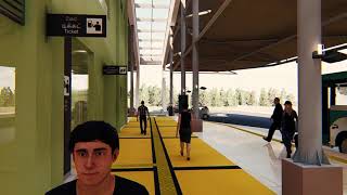 makumbura multi model bus terminal 3D animation