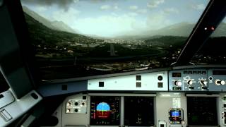 LOWI Steep Approach BA A318 (FSX)