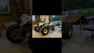 Stock Yfz450 vs Built yfz450 #dragracing #wheelie #motorcycleracing #wheelies #yamaha #racing #bike