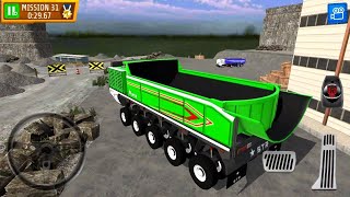 Real Concept Hauler Truck Driving - Quarry Parking Simulator - Android Gameplay - Quarry Parking Lot