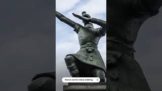 Asking AI for a Roman warrior statue dabbing. #ai #photography #short