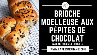 Brioches aux pépites de chocolat, une recette exclusive de mon nouveau livre Babkas