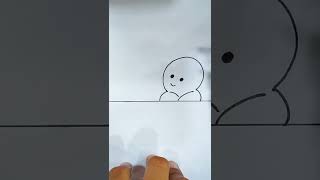 Cute drawing | Simple drawing to draw | Cute doodle | #relaxing #cute #creative