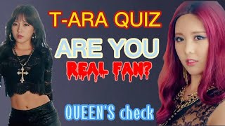 |MINI GAME|Are you a real fan T-ARA?(mini game for Queen's)