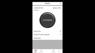 Movesense sensor firmware update with iOS