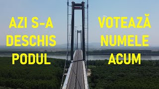 S-a DESCHIS Podul Suspendat peste Dunăre! Votează-i numele acum!