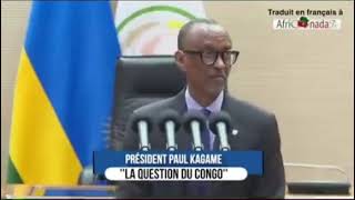 RWANDA, le président Paul Kagame vient de craquer grâce à la forte pression et accuse ses parrains