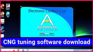 how to download the AUTOMOTO cng tuning software onto your laptop computer