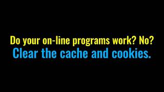 How to Clear Cache and Cookies